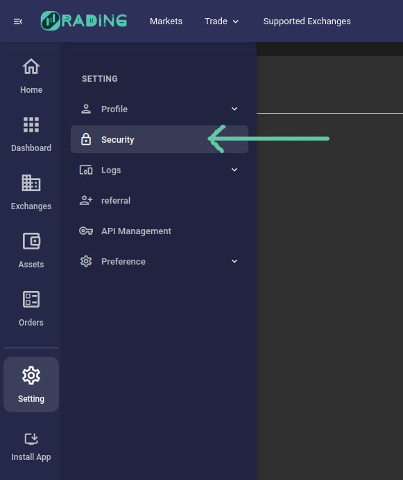 Orading two-factor Authentication (2FA)